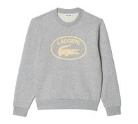 Lacoste Women's Organic Cotton Fleece Loose Sweatshirt - Grey - Grey - 10 UK
