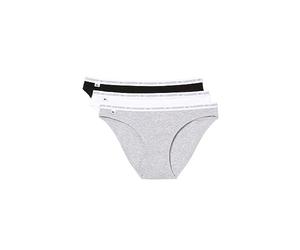 Lacoste Womens Pack Briefs Black/Grey S