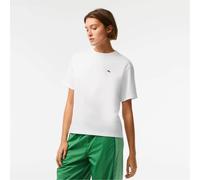 Lacoste Womens T-shirt Short Sleeve Regular Fit Crew Neck Lifestyle Cotton