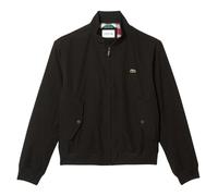Lacoste Women's Twill Water Repellent Jacket - Black - Black - S-M