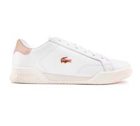 Lacoste Womens Twin Serve Trainers - Natural Leather - Size UK 3