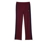Lacoste Womens Woven Open Hem Jogging Bottoms - Red - 6 UK - Red - 100% Mixed