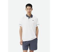 Lacoste x Novak Djokovic short sleeve Polo white dark grey - XS