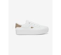 Lacoste Ziane Platform shoes pure white gold Women - 42