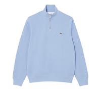 Lacoste Zip Neck Sweatshirt Light Blue