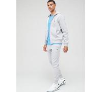Lacoste Zip Thru Jersey Tracksuit Set - Grey, Grey, Size Xl, Men Grey