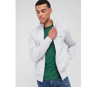 Men's Lacoste Regular Fit Brushed Fleece Zipped Jogger Sweatshirt Size 4 - M Grey Chine