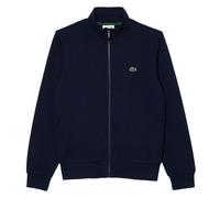 Lacoste Zip-Up High Neck Fleece Track Top Sweatshirt Midnight Blue