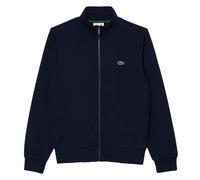 Lacoste Zip-Up High Neck Fleece Track Top Sweatshirt Midnight Blue - L
