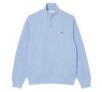 Lacoste Mens Croc Logo Quarter Zip Knit Jumper - Colour: AEY Aphylla - Size: 6/XL