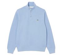 Lacoste Zip-Up High Neck Interlock Sweatshirt Light Blue - L