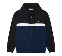 Lacoste Colour-block Full Zip hoodie black white navy blue - XL