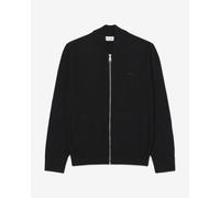 Lacoste Zipped Double Face Knit Full Zip Sweatshirt Pure Black - M