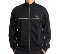 Lacoste Zipped Pique Track Top Black