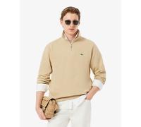 Lacoste Zippered Stand-Up Collar Cotton Sweatshirt - Millet 8XF - Millet 8XF - XL