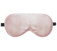LaCourse 100% Grade 6A Mulberry Silk Sleep Eye Mask for Sleeping - Dual-Sided Natural Silk, Adjustable Strap, Breathable & Ultra-Soft, Gentle on Skin, Pink