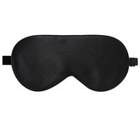 LaCourse 100% Grade 6A Mulberry Silk Sleep Eye Mask for Sleeping - Dual-Sided Natural Silk, Adjustable Strap, Breathable & Ultra-Soft, Gentle on Skin, Black