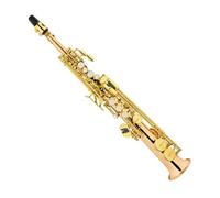 Lacquered Phosphor Bronze Rose Straight Body E Flat Saxophone With Electrophoresis And High F Key Beginner Saxophone
