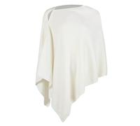 Lacretazhi Women'S Shawl Wraps Poncho Sweater Lightweight Knit Scarf With Buttons Versatile Cape Cardigan Spring Summer Fall, White, One size