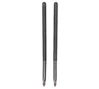 Lacrimal Sulcus Concealer Brush 2PCS V Shaped Fiber Hair Under Eye Concealer Brush For Dark Circles Blemishes Professional Makeup Artist Women Travel Home