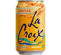 LaCroix Sparkling Water, Naturally Essenced, 100% Natural Flavors, Zero Calories, Zero Sweeteners, (Pack of 24, Orange)