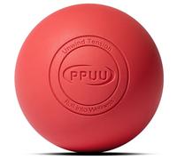 Lacrosse Ball Massage Ball for Myofascial & Trigger Point Release, Muscle Knots, Yoga Therapy - Improves Joint Mobility & Relieves Pain - Back, Neck, Chest, HIPS, Legs - 2.5-Inch Solid Red Rubber