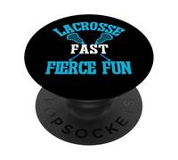 Lacrosse Fast Fierce Fun Lacrosse PopSockets Adhesive PopGrip