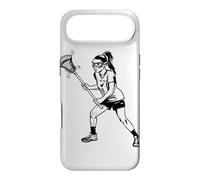 Lacrosse Girl Drawing Goal Sport Case for iPhone Air