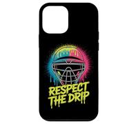 Lacrosse Goalie Helmet Respect The Drip Lax Style Case for iPhone 12 mini