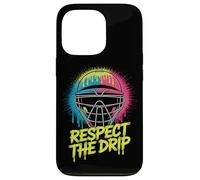 Lacrosse Goalie Helmet Respect The Drip Lax Style Case for iPhone 13 Pro