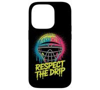Lacrosse Goalie Helmet Respect The Drip Lax Style Case for iPhone 14 Pro