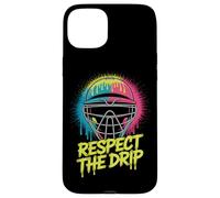 Lacrosse Goalie Helmet Respect The Drip Lax Style Case for iPhone 15 Plus