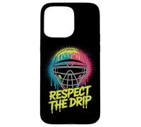 Lacrosse Goalie Helmet Respect The Drip Lax Style Case for iPhone 15 Pro Max