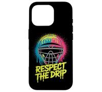 Lacrosse Goalie Helmet Respect The Drip Lax Style Case for iPhone 16 Pro