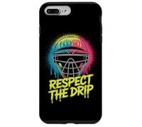 Lacrosse Goalie Helmet Respect The Drip Lax Style Case for iPhone 7 Plus/8 Plus