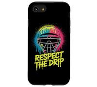 Lacrosse Goalie Helmet Respect The Drip Lax Style Case for iPhone SE (2020) / 7/8