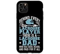 Lacrosse Lax Dad Vintage Behind Every Lacrosse Player There Case for iPhone 11 Pro Max