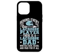Lacrosse Lax Dad Vintage Behind Every Lacrosse Player There Case for iPhone 12 Pro Max
