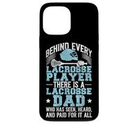 Lacrosse Lax Dad Vintage Behind Every Lacrosse Player There Case for iPhone 13 Pro Max