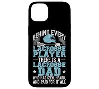 Lacrosse Lax Dad Vintage Behind Every Lacrosse Player There Case for iPhone 14 Plus