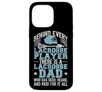 Lacrosse Lax Dad Vintage Behind Every Lacrosse Player There Case for iPhone 14 Pro Max