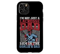 Lacrosse Lax Goalie Dad Vintage I'm Not Just A Lacrosse Dad Case for iPhone 11 Pro