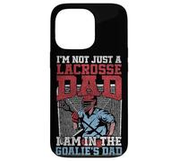 Lacrosse Lax Goalie Dad Vintage I'm Not Just A Lacrosse Dad Case for iPhone 13 Pro