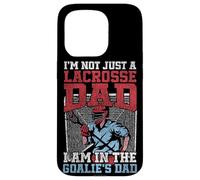 Lacrosse Lax Goalie Dad Vintage I'm Not Just A Lacrosse Dad Case for iPhone 15 Pro