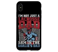 Lacrosse Lax Goalie Dad Vintage I'm Not Just A Lacrosse Dad Case for iPhone XS Max