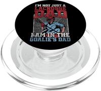 Lacrosse Lax Goalie Dad Vintage I'm Not Just A Lacrosse Dad PopSockets PopGrip for MagSafe