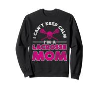 Lacrosse Lax Mom Mother Vintage I Can't Keep Calm I'm A Sweatshirt