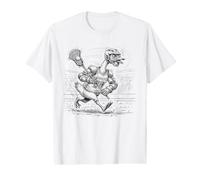 Lacrosse LAX Silly Funny Goose on the Loose Value Graphic T-Shirt