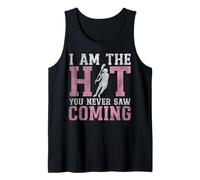 Lacrosse Lax Vintage I Am The Hit You Never Saw Coming Tank Top