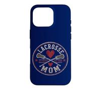 Lacrosse Mom All Heart All Game Vintage Retro Look Case for iPhone 16 Pro